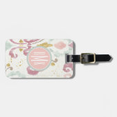 Étiquette À Bagage Motif Soft Deco (Devant horizontal)