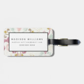 Étiquette À Bagage Motif Soft Deco (Dos horizontal)