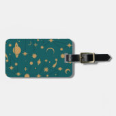 Étiquette À Bagage motif spatial (Devant horizontal)