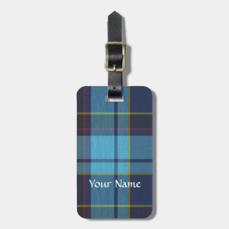 Étiquette À Bagage Motif tartan bleu U.S.A.F