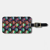 Étiquette À Bagage Motif vainqueur de la Ligue de Justice de Chibi (Devant horizontal)