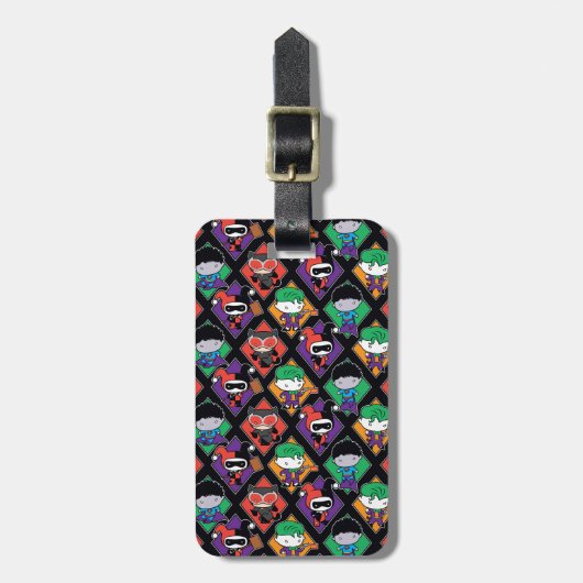 Étiquette À Bagage Motif vainqueur de la Ligue de Justice de Chibi (Devant Vertical)