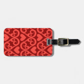 Étiquette À Bagage Motif Valentin (Devant horizontal)