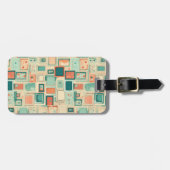 Étiquette À Bagage Motif vintage (Devant horizontal)