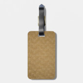 Étiquette À Bagage Motif WICKER (Dos Vertical)