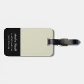 Étiquette À Bagage Motifs du marché VI (Dos horizontal)