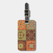 Étiquette À Bagage Motifs indiens (Devant Vertical)