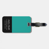 Étiquette À Bagage Motifs pétaux I (Dos horizontal)