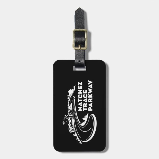 Étiquette À Bagage Moto Natchez Trace Parkway (Devant Vertical)