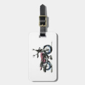 Étiquette À Bagage Motorcycle (Devant Vertical)