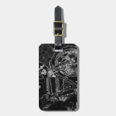 Étiquette À Bagage Motorcycle 1 cd ltcna (Devant Vertical)