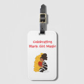 Étiquette À Bagage Mots clés Fille (Devant Vertical)