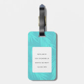 Étiquette À Bagage Mots clés Llama Luggage (Dos Vertical)