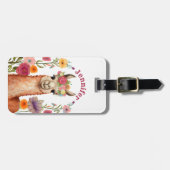 Étiquette À Bagage Mots clés Llama Luggage (Devant horizontal)