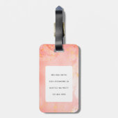 Étiquette À Bagage Mots clés Llama Luggage (Dos Vertical)