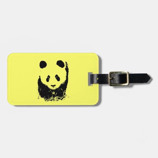 Étiquette À Bagage Mots clés Panda Luggage (Devant horizontal)