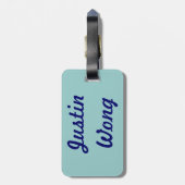 Étiquette À Bagage Mots de violon (Dos Vertical)