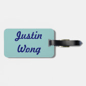 Étiquette À Bagage Mots de violon (Dos horizontal)