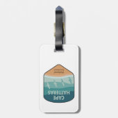 Étiquette À Bagage Mouettes de la côte nationale du Cap Hatteras (Dos Vertical)