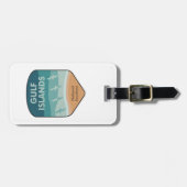 Étiquette À Bagage Mouettes marines nationales des îles Gulf (Devant horizontal)