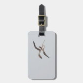 Étiquette À Bagage Mouettes volantes (Devant Vertical)