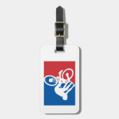 Étiquette À Bagage Mountain Bike Crash All Star (Devant Vertical)