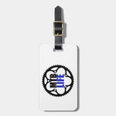 Étiquette À Bagage Mountain Bike Life (Devant Vertical)