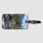 Étiquette À Bagage Mountain River Rugged Landscape Photo (Devant Horizontal)