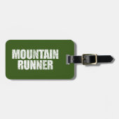 Étiquette À Bagage Mountain Runner (Devant horizontal)