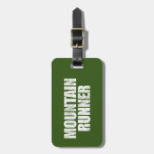 Étiquette À Bagage Mountain Runner (Devant Vertical)