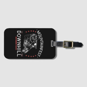 Étiquette À Bagage Mountainfest Downhill Motorbike Race Moteur graphi