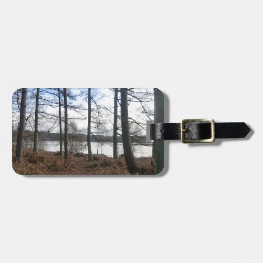 Étiquette À Bagage Mousse de Blakemere dans la forêt de Delamere (Devant horizontal)