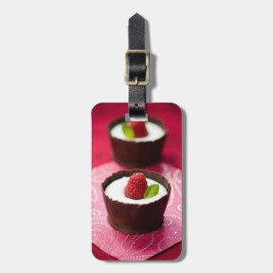 Étiquette À Bagage Mousse de chocolat blanc