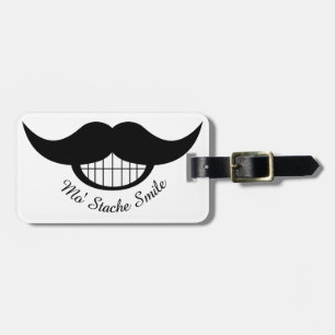 Étiquette À Bagage Moustache