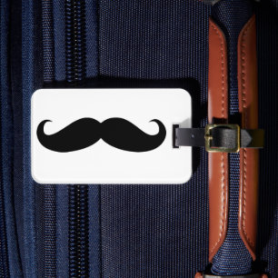 Étiquette À Bagage Moustache déguiser drôle