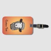 Étiquette À Bagage Mouton (Devant Horizontal)