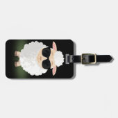 Étiquette À Bagage Mouton cool (Devant horizontal)