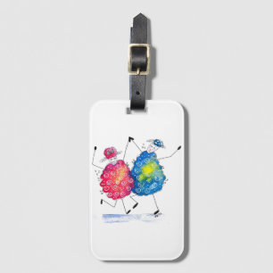 Étiquette À Bagage Mouton de danse Whimsical