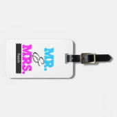 Étiquette À Bagage Mr et Mrs (Devant horizontal)