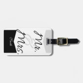 Étiquette À Bagage Mr et Mrs (Devant horizontal)