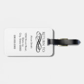 Étiquette À Bagage Mr et Mrs (Dos horizontal)