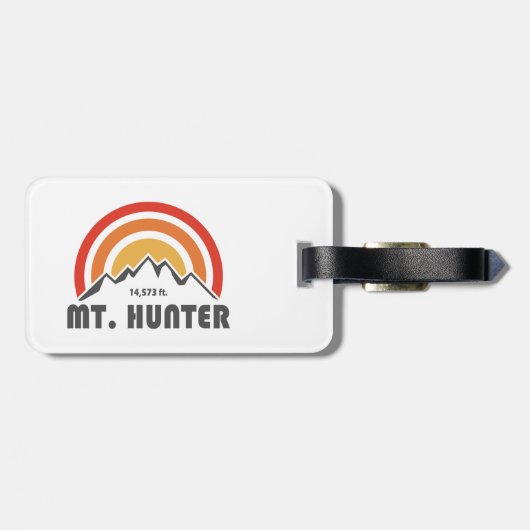 Étiquette À Bagage Mt. Hunter (Dos horizontal)