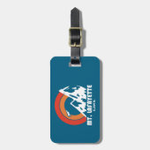 Étiquette À Bagage Mt. Lafayette New Hampshire Sun Eagle (Devant Vertical)