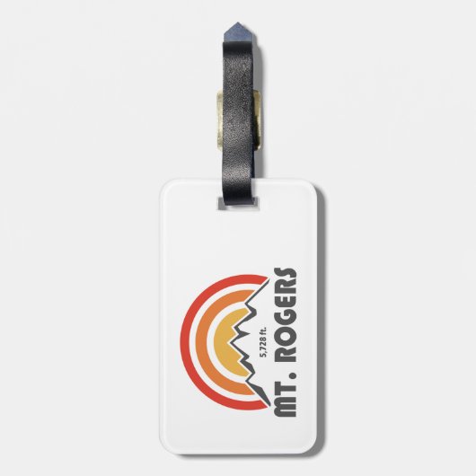 Étiquette À Bagage Mt. Rogers (Dos Vertical)