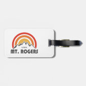 Étiquette À Bagage Mt. Rogers (Dos horizontal)
