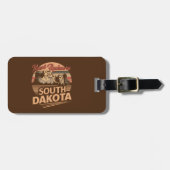 Étiquette À Bagage Mt. Rushmore Dakota du Sud (Devant horizontal)