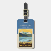 Étiquette À Bagage Mt St. Helens | Washington (Devant Vertical)