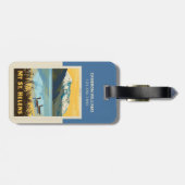 Étiquette À Bagage Mt St. Helens | Washington (Dos horizontal)