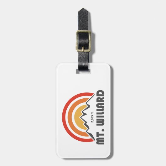 Étiquette À Bagage Mt. Willard New Hampshire (Devant Vertical)