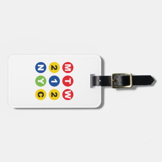 Étiquette À Bagage MTW logo (Devant horizontal)